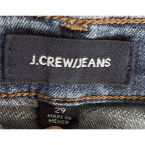 J.CREW‎ 9" Women's Toothpick Jean in Rip & Repair Wash Size 29 - Picture 14 of 16